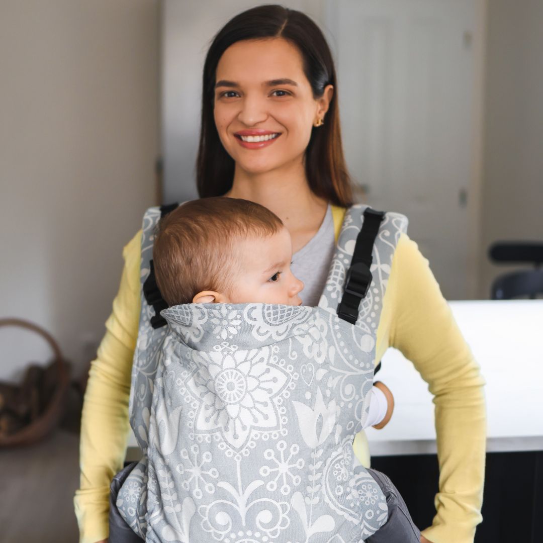 Nosič Be Lenka Toddler Folk - Sivý