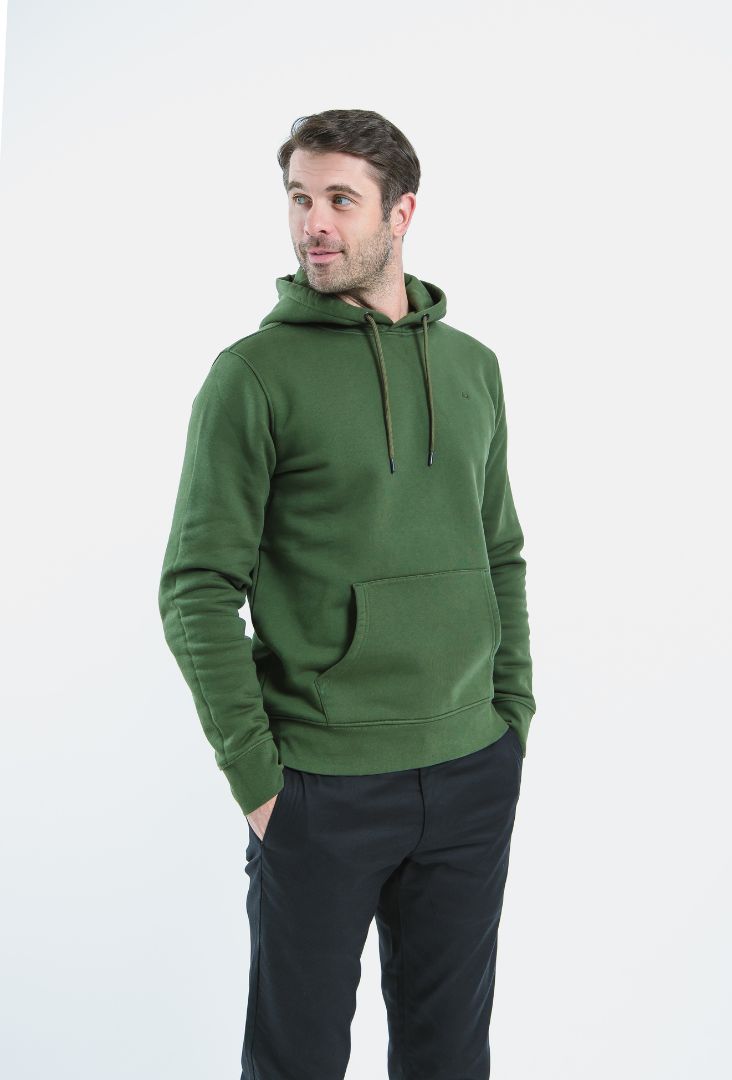 Pánska mikina s kapucňou Be Lenka Essentials - Dark Green