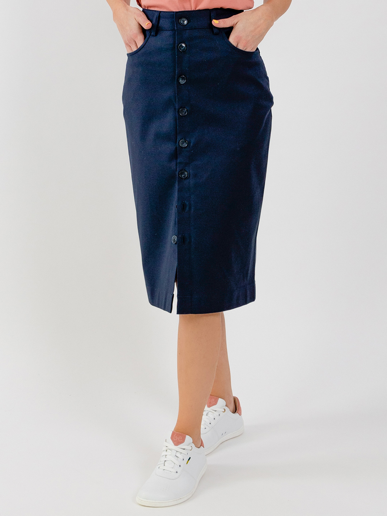 Dámska midi sukňa Be Lenka Essentials - Navy