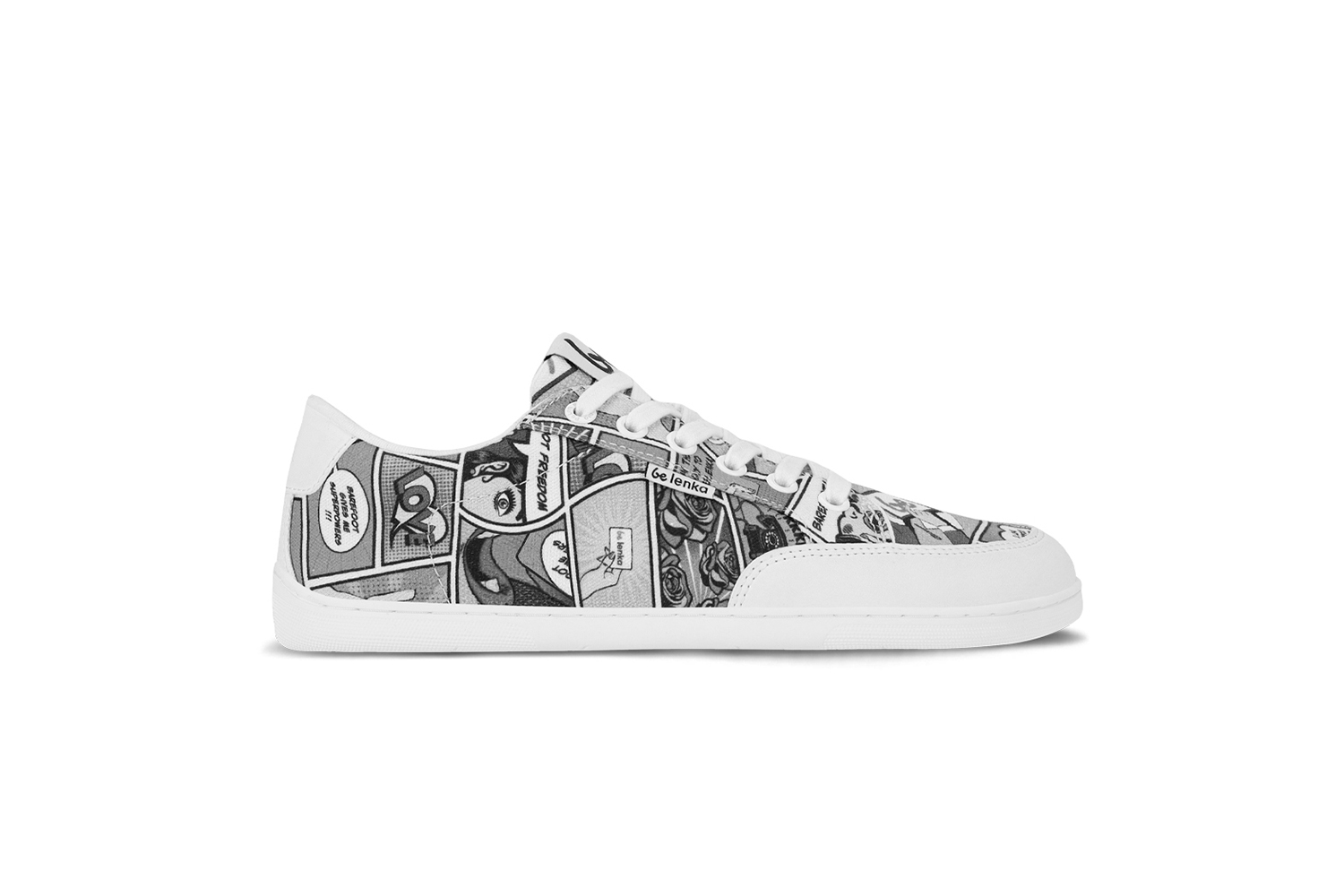 E-shop Barefoot tenisky Be Lenka Rebound - Comics Black & White