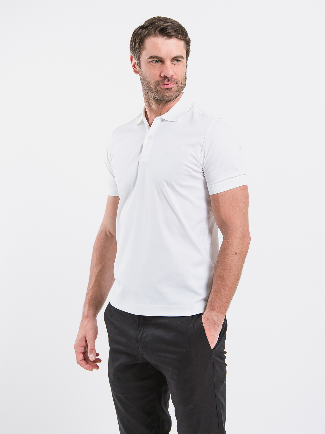 Pánska polokošeľa Be Lenka Essentials - White