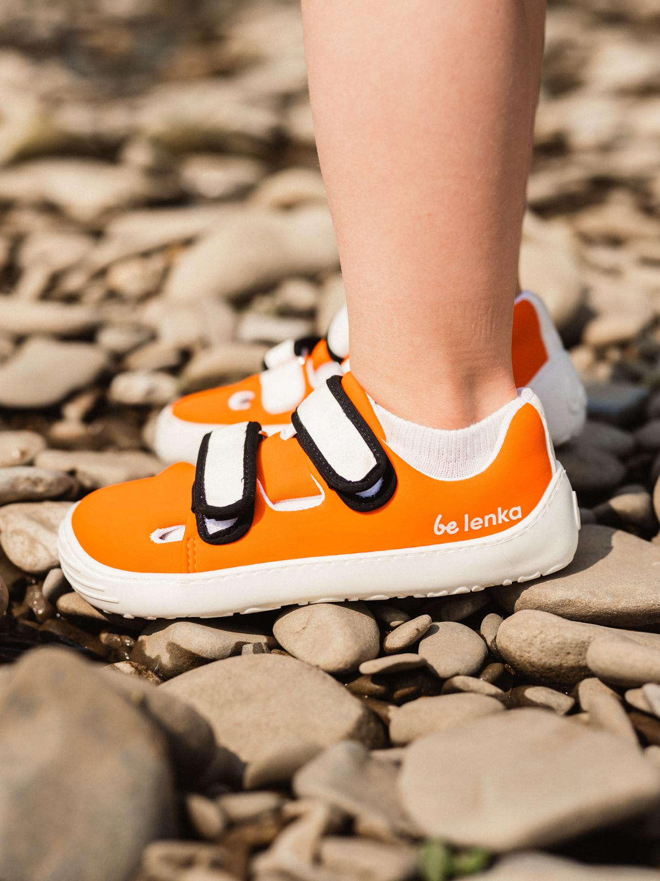 Detské barefoot tenisky Be Lenka Seasiders - Orangy.