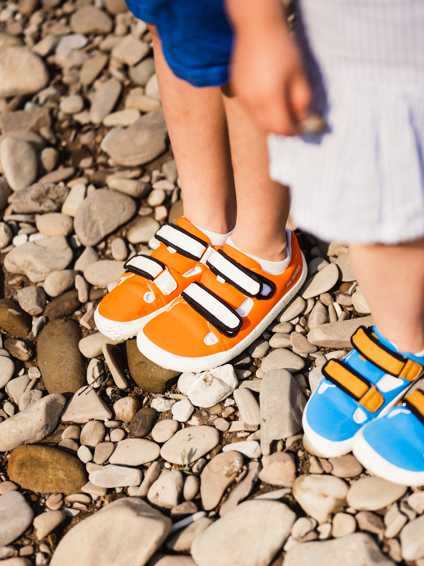 Detské barefoot tenisky Be Lenka Seasiders - Orangy.