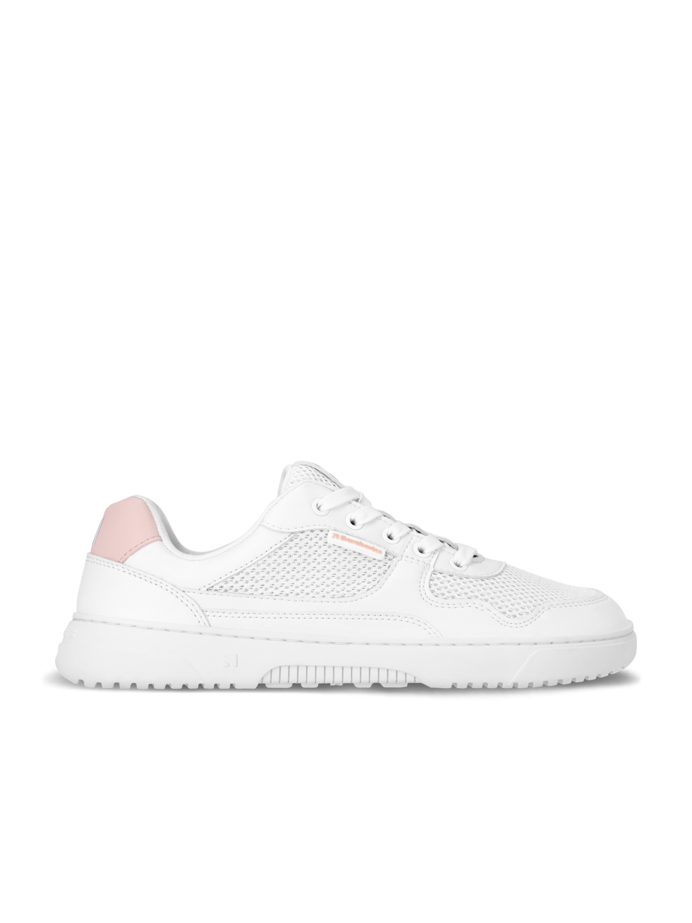 E-shop Barefoot tenisky Barebarics Zing - Fresh - White & Coral Pink