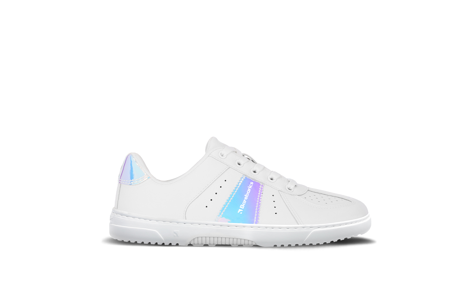 E-shop Barefoot tenisky Barebarics Icara - White & Pastel Iridescent