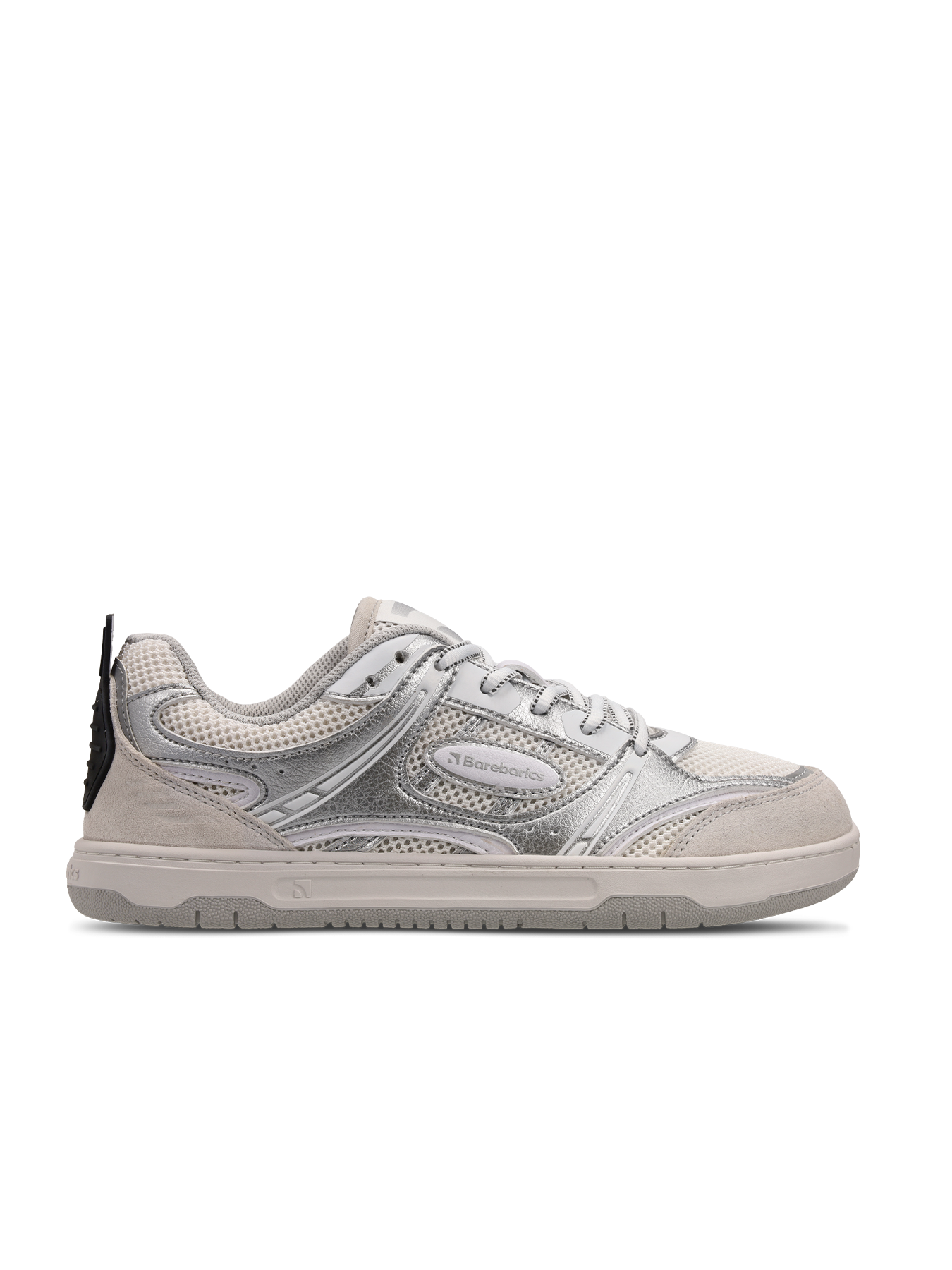 E-shop Barefoot tenisky Barebarics Dropsta - Silver & White